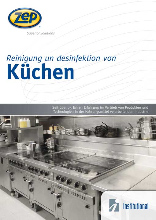 Reinigung un desinfektion von Ku¨chen