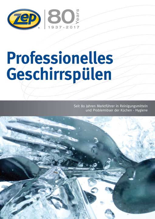 Professionelles Geschirrspu¨len