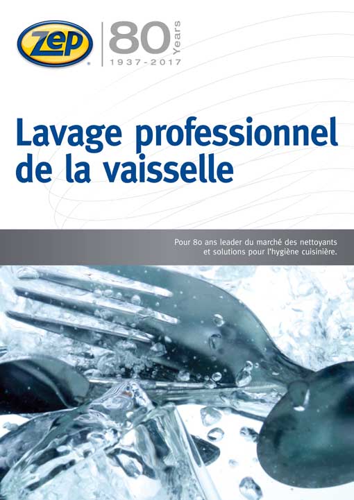 Lavage professionnel de la vaisselle