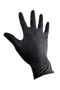 GLOVES NITRILE BLACK