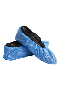 DISPOSABLE CPE SHOE COVER BLUE (2000PC)