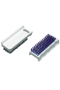 NAIL BRUSH WHITE/BLUE 